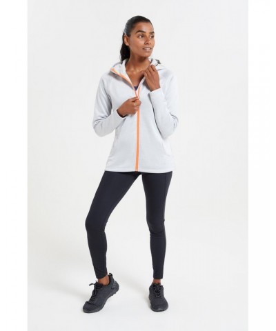 IsoCool Dynamic Chakra Womens Hoodie Light Grey $25.19 Active