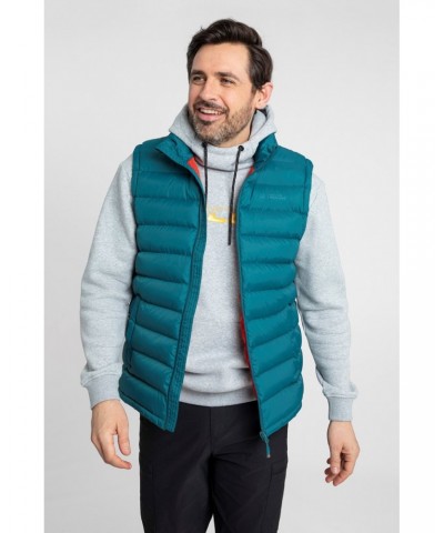 Seasons Mens Insulated Vest Dark Teal $15.18 Jackets