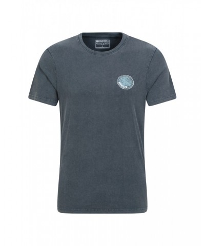 Whistler Tree Ring Organic Mens T-Shirt Navy $17.48 Tops