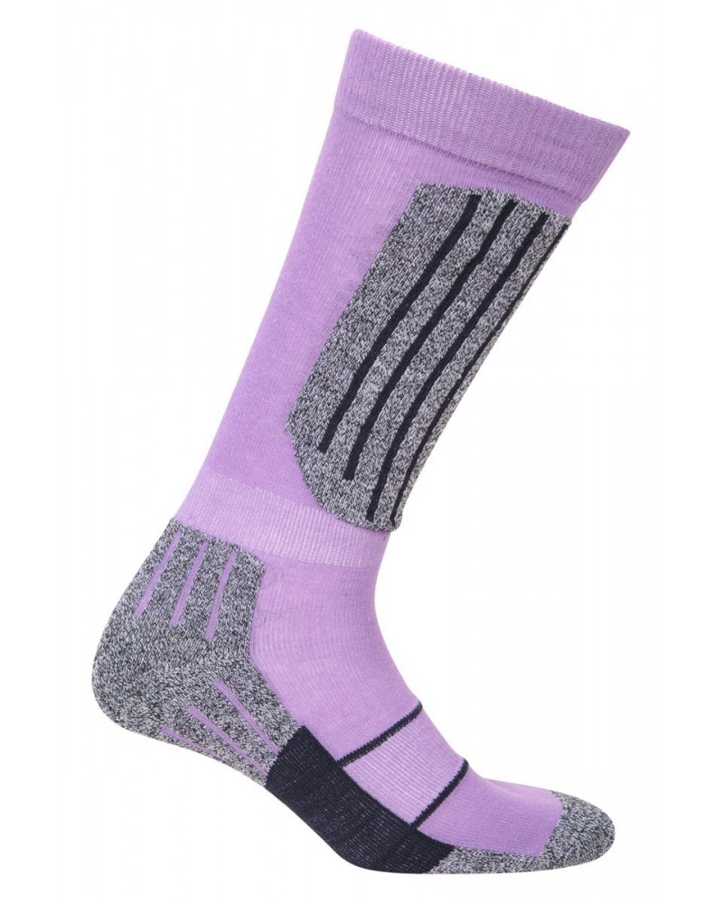 IsoCool Womens Knee Length Ski Socks Lilac $14.74 Accessories