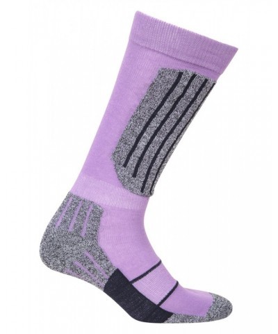 IsoCool Womens Knee Length Ski Socks Lilac $14.74 Accessories