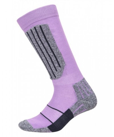 IsoCool Womens Knee Length Ski Socks Lilac $14.74 Accessories