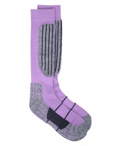 IsoCool Womens Knee Length Ski Socks Lilac $14.74 Accessories