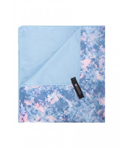 Printed Microfibre Towel - Giant - 150 x 85cm Pale Blue $13.74 Travel Accessories