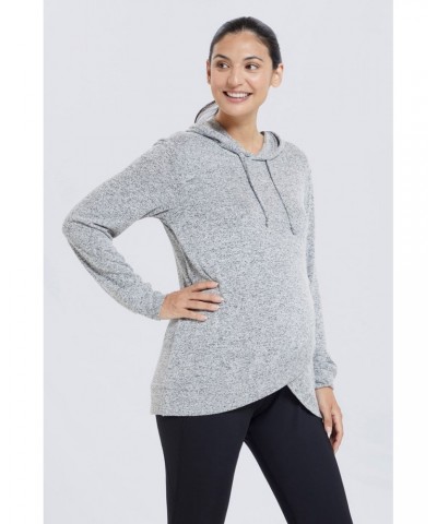 Peridot Maternity Hoodie Grey $19.13 Maternity