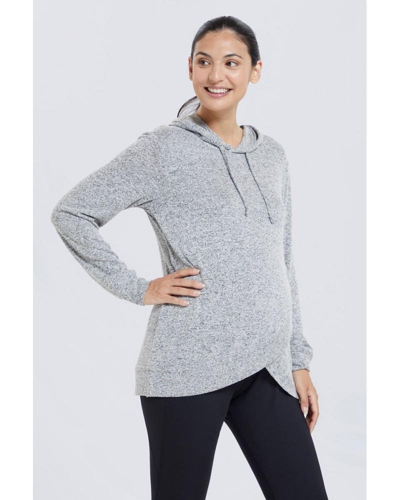 Peridot Maternity Hoodie Grey $19.13 Maternity