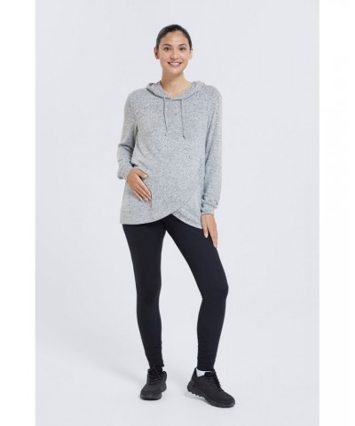 Peridot Maternity Hoodie Grey $19.13 Maternity