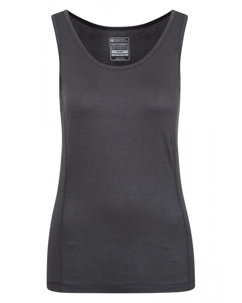 Keep The Heat Womens IsoTherm Tank Top Grey $12.87 Thermals