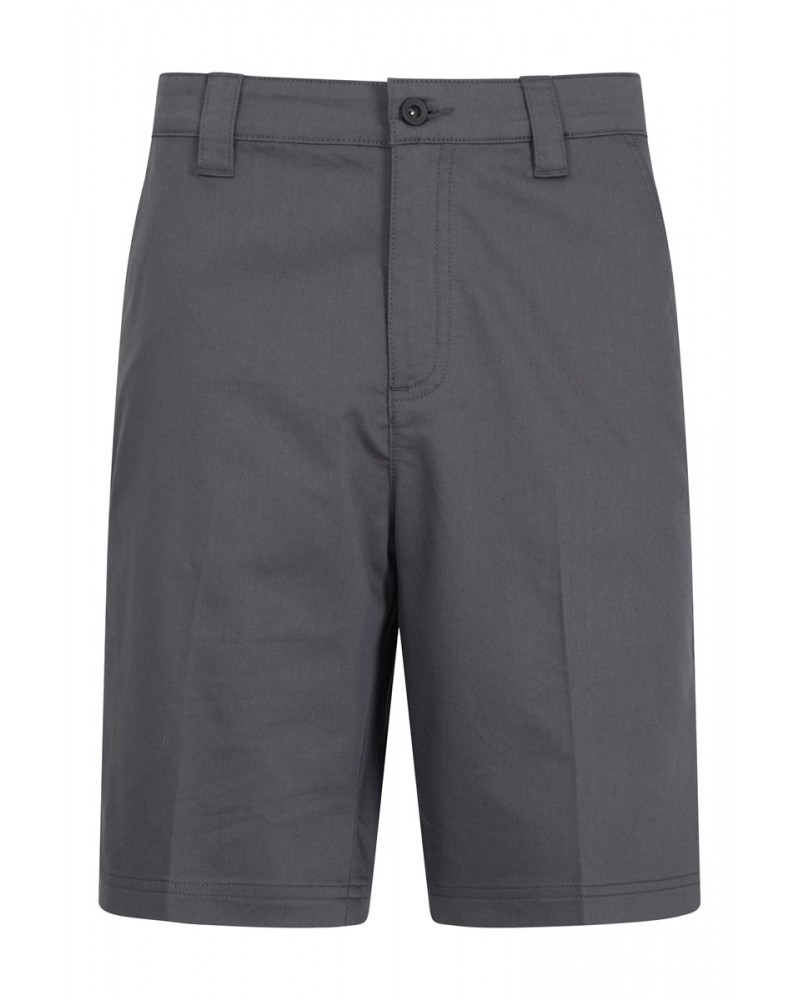 Men's Sweat Wicking Golf Shorts Grey $21.07 Active