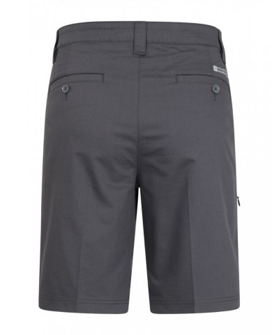 Men's Sweat Wicking Golf Shorts Grey $21.07 Active