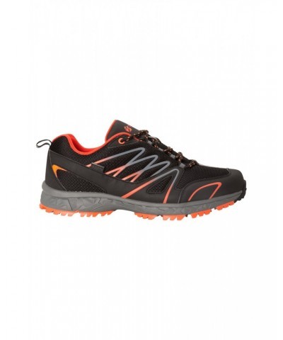 Enhance Waterproof Trail Mens Running Sneakers Black $27.55 Active