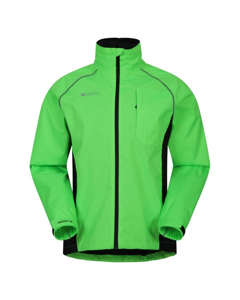 Adrenaline II Mens Iso-Viz Waterproof Jacket Lime $33.60 Active