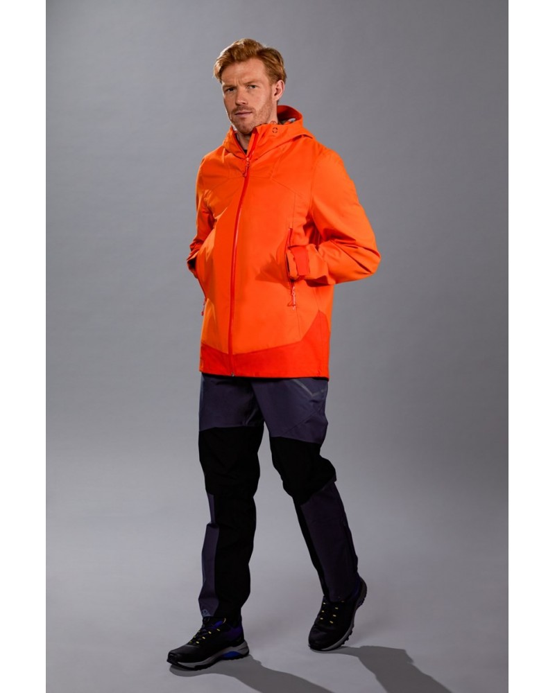 Ultra Atlas Mens Waterproof Jacket Orange $41.25 Jackets