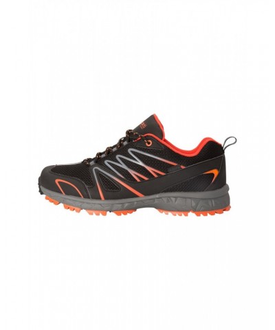 Enhance Waterproof Trail Mens Running Sneakers Black $27.55 Active