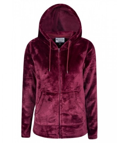 Snaggle Womens Hooded Fleece Burgundy $15.07 Loungewear