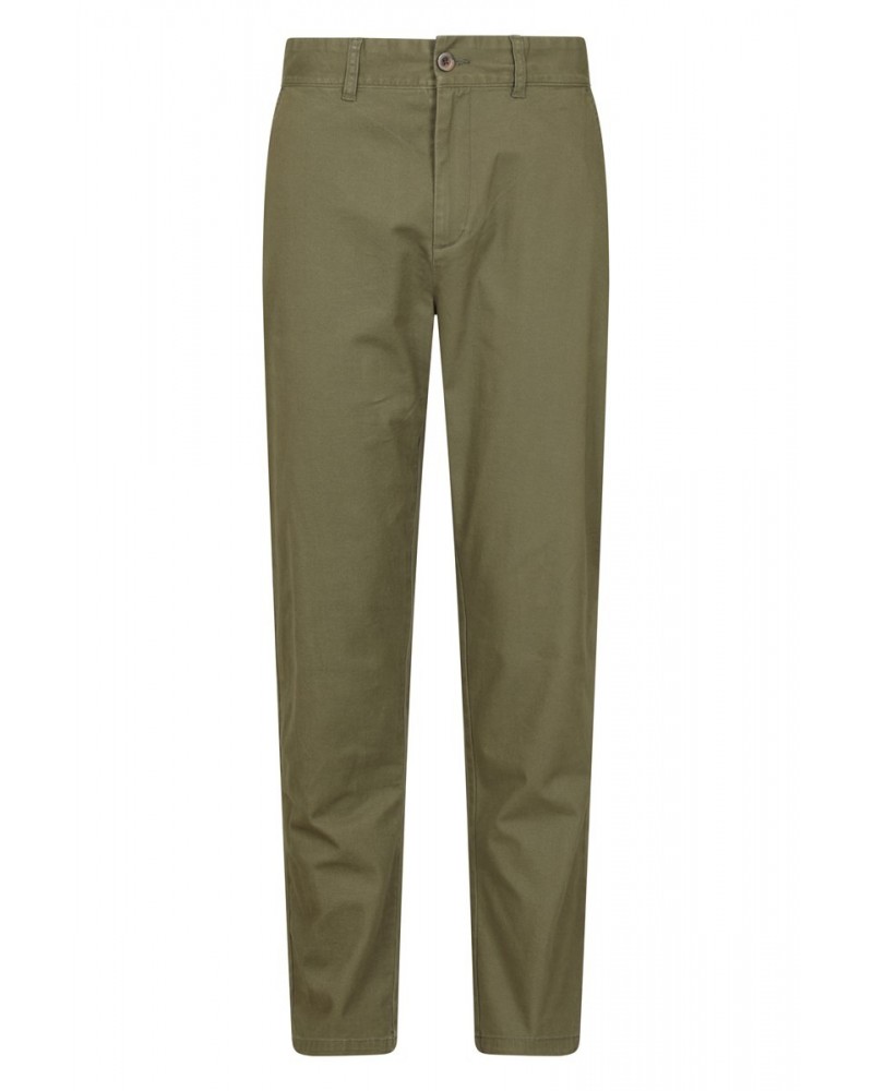 Woods Mens Organic Cotton Chino Pants Khaki $16.17 Pants