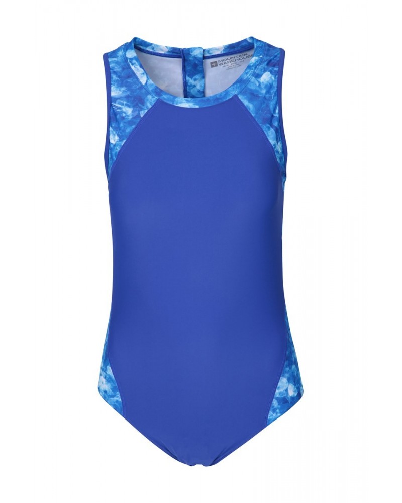 Melbourne Womens Swimsuit Blue $22.78 Swimwear