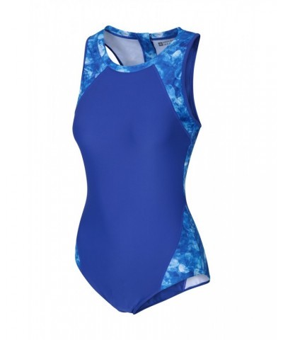 Melbourne Womens Swimsuit Blue $22.78 Swimwear