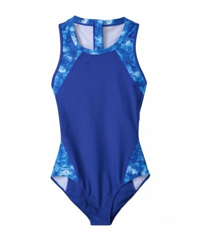 Melbourne Womens Swimsuit Blue $22.78 Swimwear