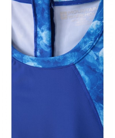 Melbourne Womens Swimsuit Blue $22.78 Swimwear