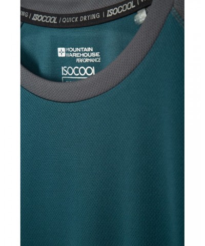 Endurance Isocool Mens Active T-Shirt Petrol $14.24 Tops