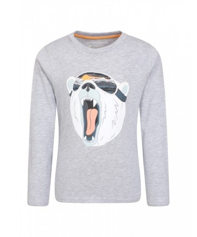 Polar Bear Kids Organic T-Shirt Grey $10.00 Tops