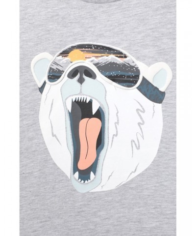 Polar Bear Kids Organic T-Shirt Grey $10.00 Tops