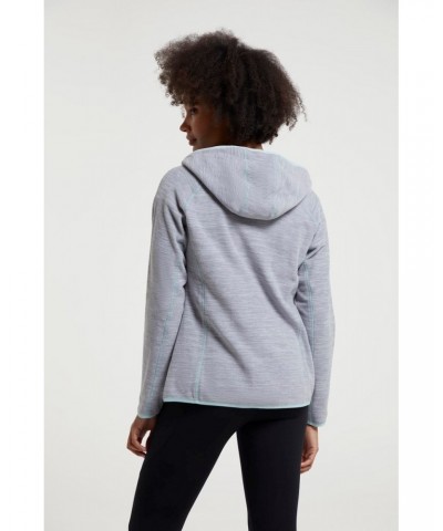 Lleyn Melange II Womens Fleece Hoodie Light Grey $17.69 Fleece