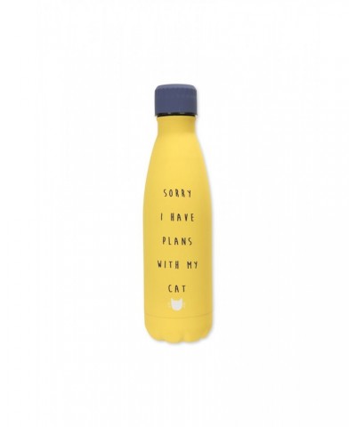 Double Walled Cat Water Bottle - 16 oz Yellow $18.80 Accessories