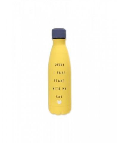 Double Walled Cat Water Bottle - 16 oz Yellow $18.80 Accessories