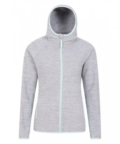 Lleyn Melange II Womens Fleece Hoodie Light Grey $17.69 Fleece