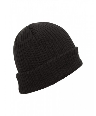 Thinsulate Knitted Mens Beanie Black $14.49 Accessories