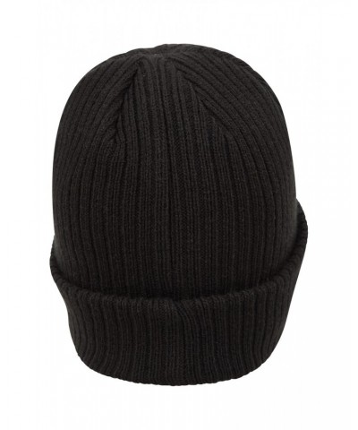 Thinsulate Knitted Mens Beanie Black $14.49 Accessories