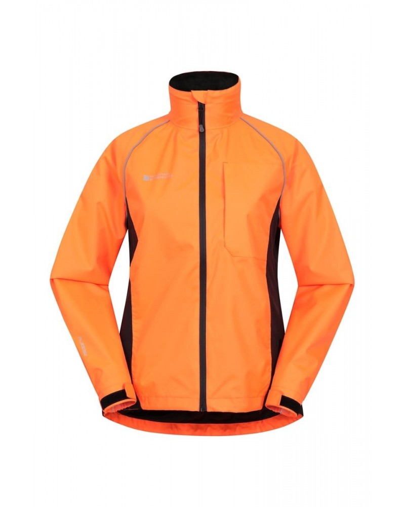 Adrenaline II Womens Waterproof Iso-Viz Jacket Bright Orange $39.89 Active