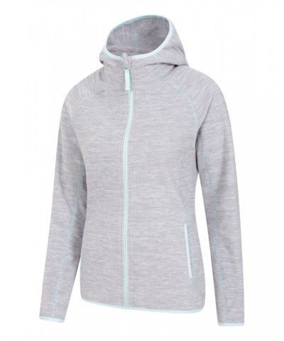 Lleyn Melange II Womens Fleece Hoodie Light Grey $17.69 Fleece