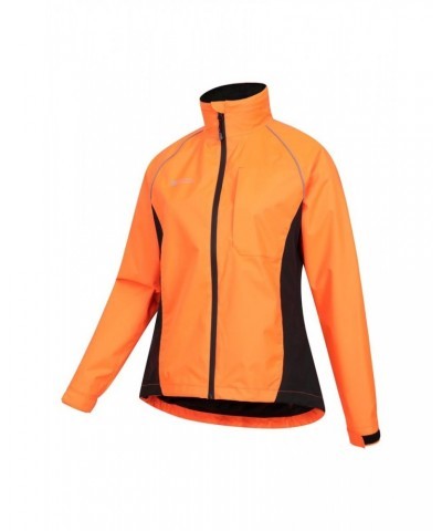 Adrenaline II Womens Waterproof Iso-Viz Jacket Bright Orange $39.89 Active