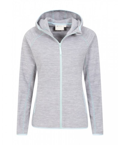 Lleyn Melange II Womens Fleece Hoodie Light Grey $17.69 Fleece