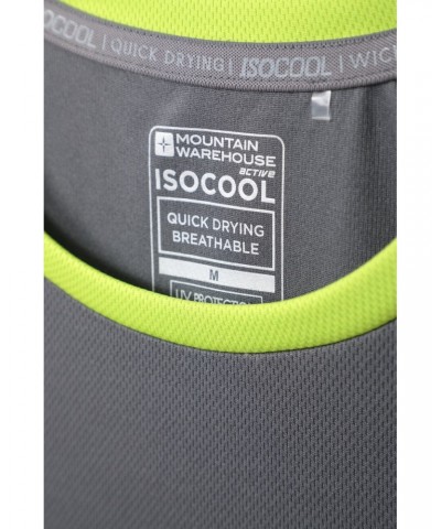 Endurance Isocool Mens Active T-Shirt Lime Punch $14.99 Tops