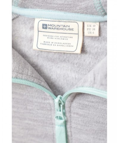 Lleyn Melange II Womens Fleece Hoodie Light Grey $17.69 Fleece