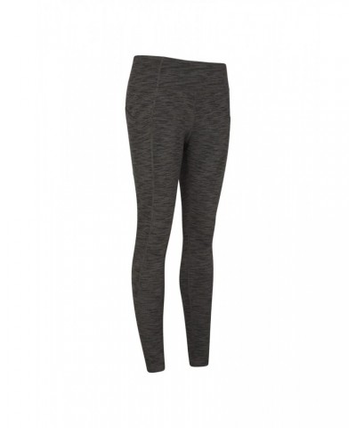 Breathe & Balance High-Waisted Womens Tights Light Khaki $13.86 Active