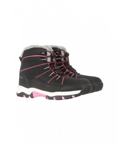 Comet Kids Waterproof Snow Boots Jet Black $21.20 Footwear