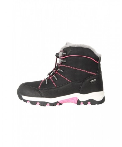 Comet Kids Waterproof Snow Boots Jet Black $21.20 Footwear