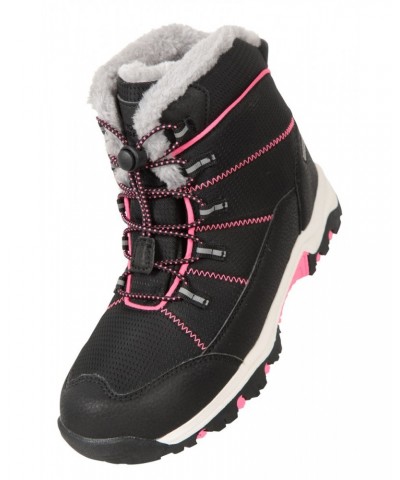 Comet Kids Waterproof Snow Boots Jet Black $21.20 Footwear