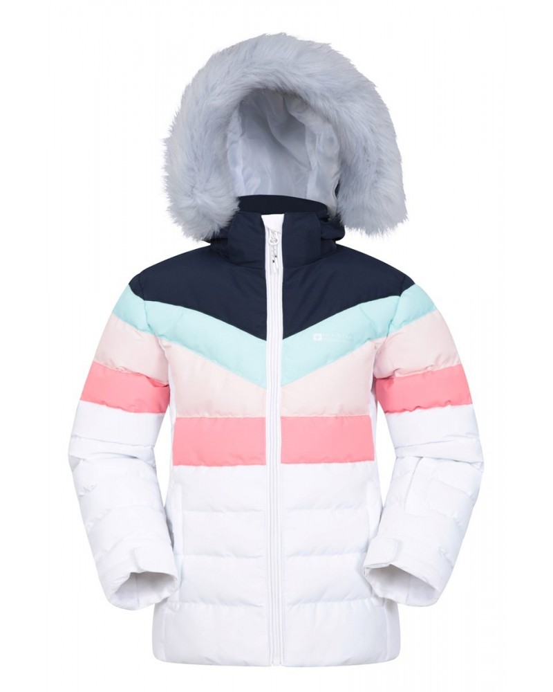 Arctic Kids Water-resistant Ski Jacket White $33.79 Jackets