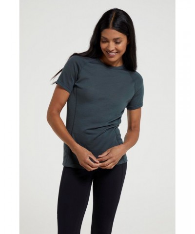 Summit Womens Merino Thermal Top Khaki $14.19 Thermals