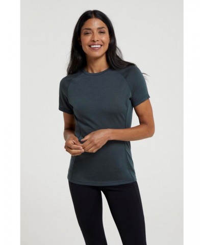 Summit Womens Merino Thermal Top Khaki $14.19 Thermals