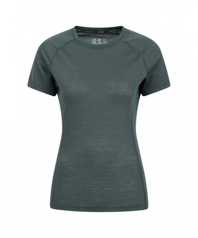 Summit Womens Merino Thermal Top Khaki $14.19 Thermals