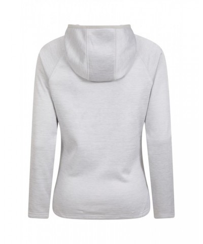 IsoCool Dynamic Chakra Womens Hoodie Light Grey $25.19 Active