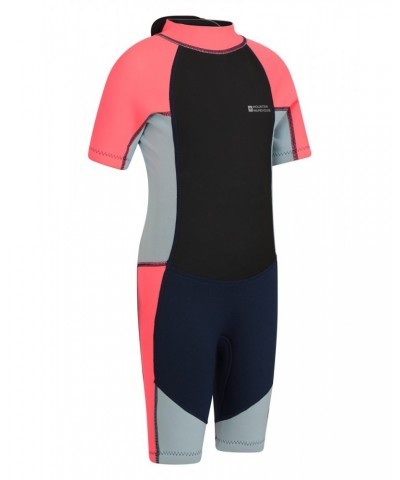 Kids Shorty 2.5/2mm Wetsuit Fuchsia $20.21 Swimwear