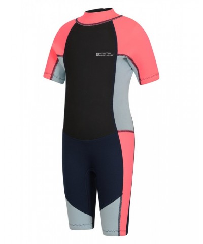 Kids Shorty 2.5/2mm Wetsuit Fuchsia $20.21 Swimwear